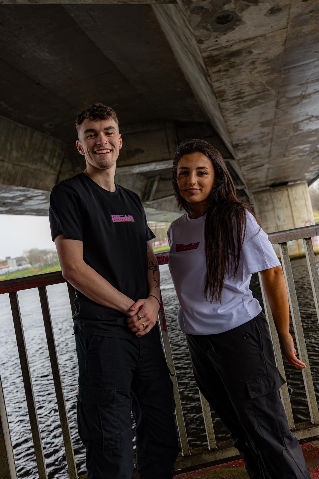 Black b2b Pink T-Shirt