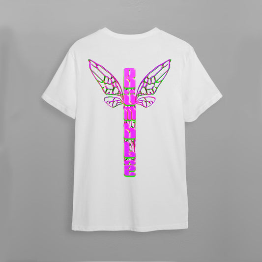 White b2b Pink T-Shirt