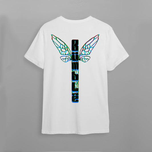 White b2b Black T-Shirt